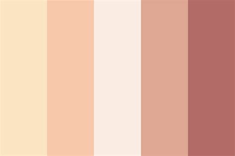 Peach Rose Color Palette