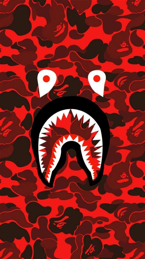 Red Bape Camo Wallpapers Top Free Red Bape Camo Backgrounds Wallpaperaccess