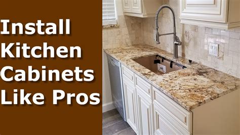 Installing Kitchen Cabinets Diy How To Install Like Pros Youtube