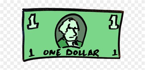 Cartoon 1 Dollar Bill One Hundred Dollar Bill Clipart Library Clip