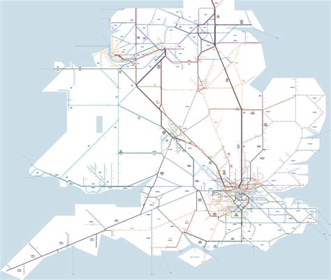 Map Of London Rail Network Map Of World