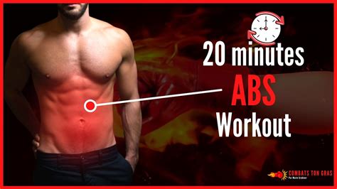 20 Min Abs Workout Abdos En 30 Jours Youtube