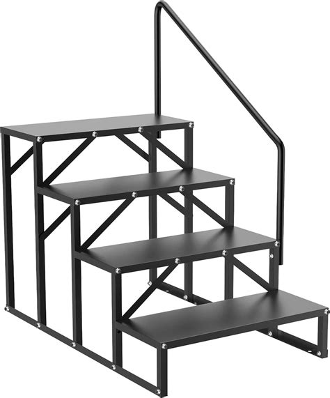 Rv Steps With Handrail Hot Tub Steps With Handrail4 Steps Mobile Home Stairs Steps Outdoor 4