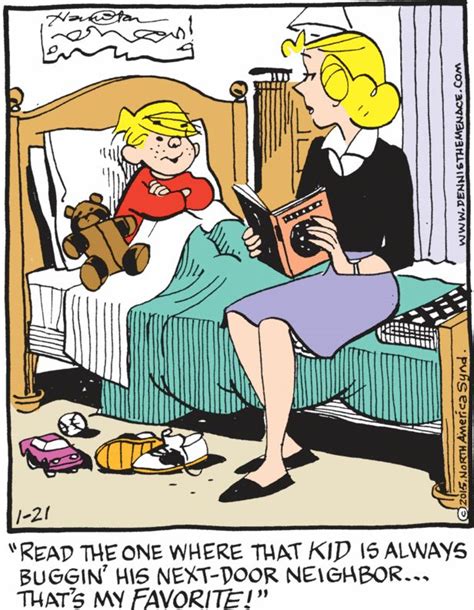 January Dennis The Menace Dennis The Menace Cartoon Family Circus Comics