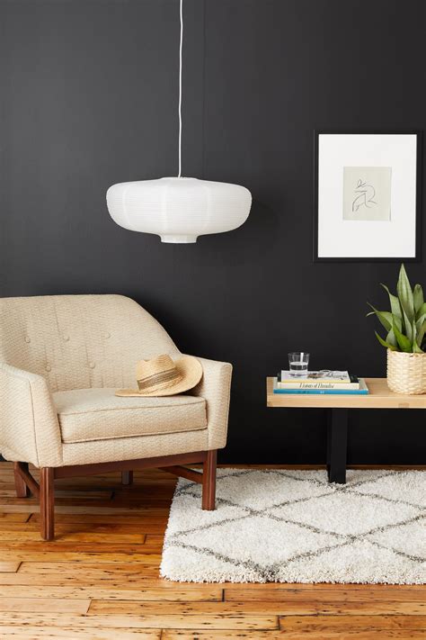 How To Pull Off A Matte Black Accent Wall While Keeping Your Space Nice