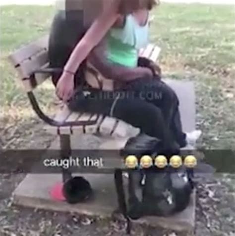 Shameless Couple Caught Having Sex On Park Bench In Shocking Snapchat