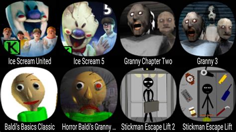 Ice Scream United Ice Scream 5 Granny Chapter Two Granny 3 Baldi S