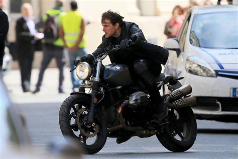 Tom Cruises On Bmw R Ninet Scrambler In New Mission Impossible