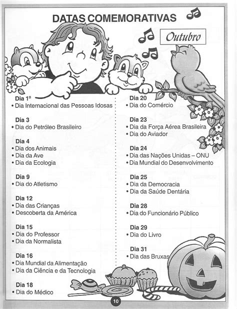 Blog Professor Zezinho Datas Comemorativas Do Mês De Outubro