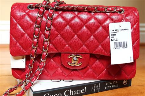 Chanel Small Classic Flap Bag Red Iucn Water