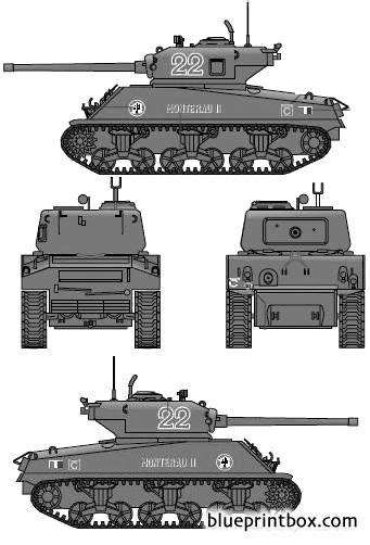 M4a3 76mm Sherman Free Plans And Blueprints Of
