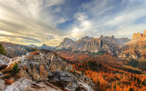 Autumn Dolomites Italy Wallpapers Wallpaper Cave