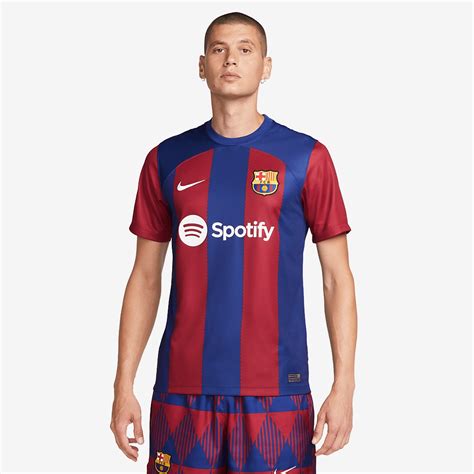 Nike Fc Barcelona 2324 Home Dri Fit Stadium Ss Shirt Deep Royal Blue
