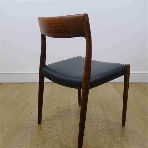 Rosewood Model 77 Chairs By Niels Moller Mark Parrish Mid Century Modern