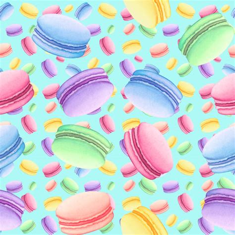 Macaron Pattern Stock Photos Pictures And Royalty Free Images Istock