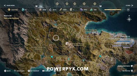 Assassins Creed Odyssey Ancient Tablet Locations Map