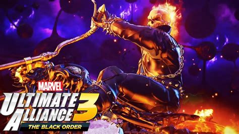 Ghost Rider Makes His Entrance Marvel Ultimate Alliance 3 The Black