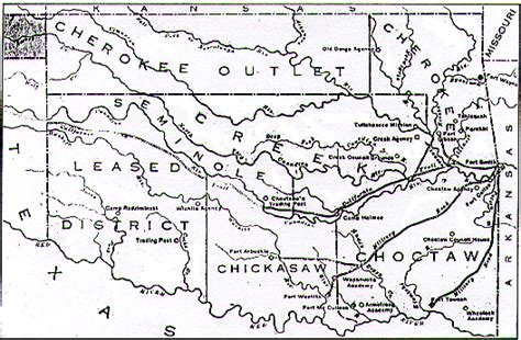 Maps Of Oklahoma And Indian Territory