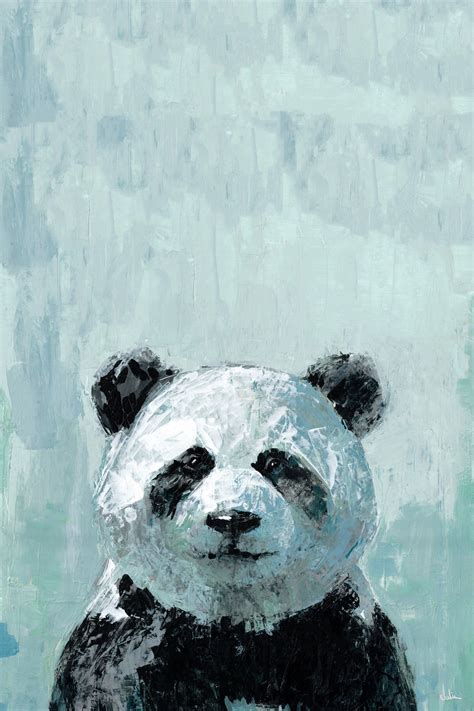 What Up Panda Canvas Art Animal Canvas Art Panda Painting Animal