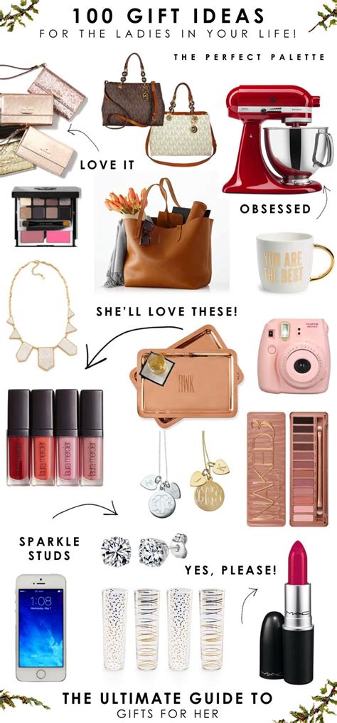 The Ultimate Gift Guide For Women In Their Life With Text Overlaying It