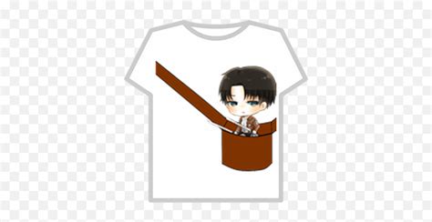 Cute Levi In A Bag Aot Roblox Roblox Anime T Shirt Emojiclown Emoji
