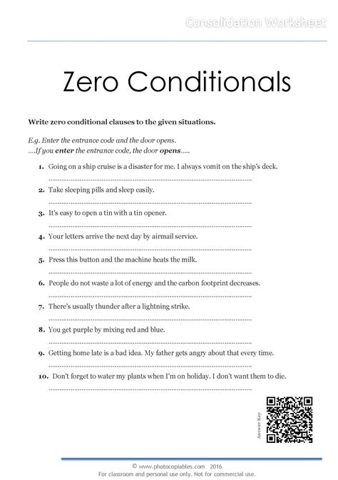 Zero Conditionals Worksheet Zero Conditional Worksheet Lamont Ohm My XXX Hot Girl