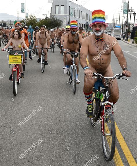 Hundreds Naked Bicyclists Take Part World Editorial Stock Photo Stock Image Shutterstock