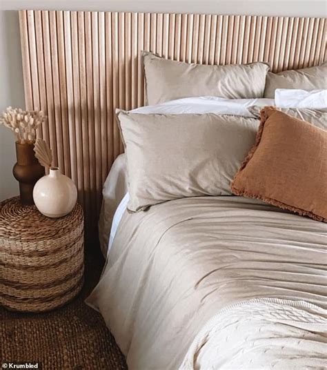 Woman Makes Coastal Inspired Diy Headboard Out Of Bunnings Gear Daily