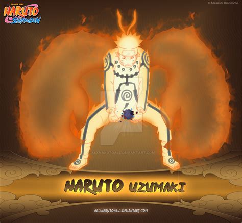 Naruto Uzumaki 9 Tails Chakra By Alxnarutoall On Deviantart