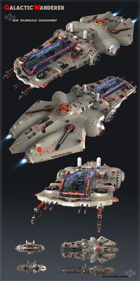 Artstation Concept Spaceship For Game