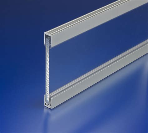 Aluminum Profile E Wall Gsf Italian Innovative Glass Fixing U