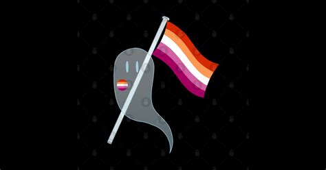 pride ghosts lesbian lesbian sticker teepublic