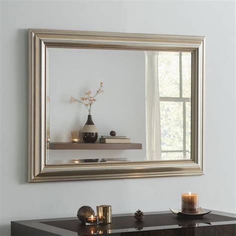 Franz Rectangular Mirror Gold Or Champagne Silver Leaf Beaded Mirror Rectangle Mirror