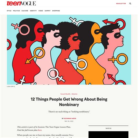 12 things people get wrong about being nonbinary teen vogue — are na