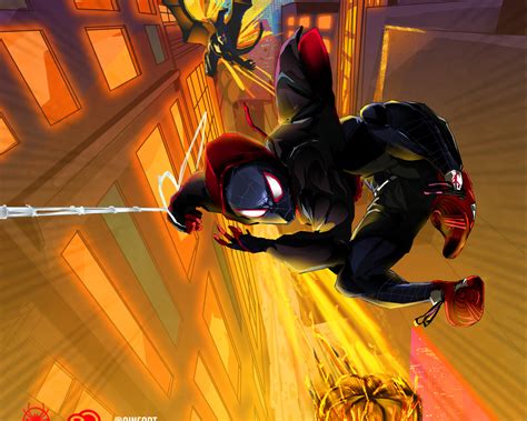 Download Spider Man Into The Spider Verse Movie Fan Artwork