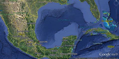 Mapa Del Golfo De Mexico