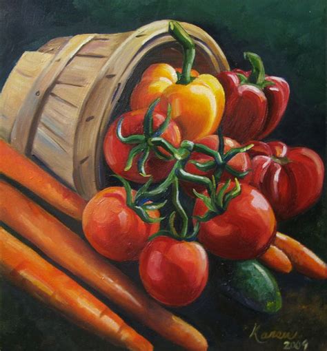 Oil Paintings Of Fruits And Vegetables