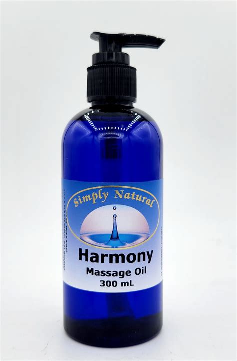 Harmony Massage Oil 250 Ml Simply Natural Oils Aust Pty Ltd