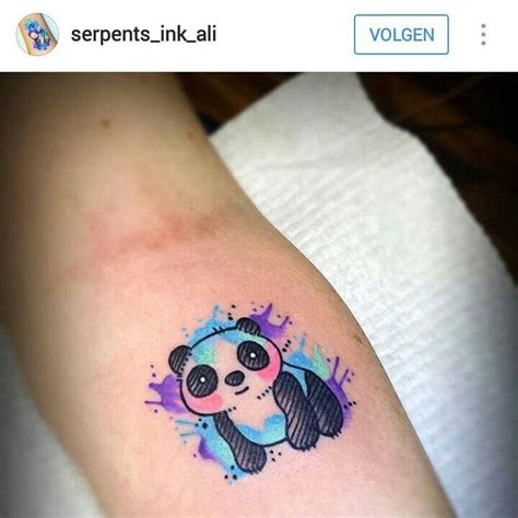 Small Panda Panda Tattoo Tattoos Mini Tattoos