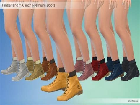 Timberland 6 Inch Premium Boots Kliekie Timberlands Shoes Sims 4