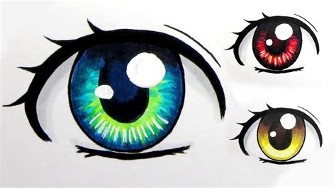 Como Desenhar Olhos De Anime Tutorial Definitivo