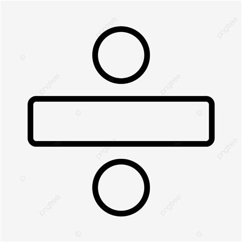 Divide Line Black Icon Divide Division Sign Png And Vector With