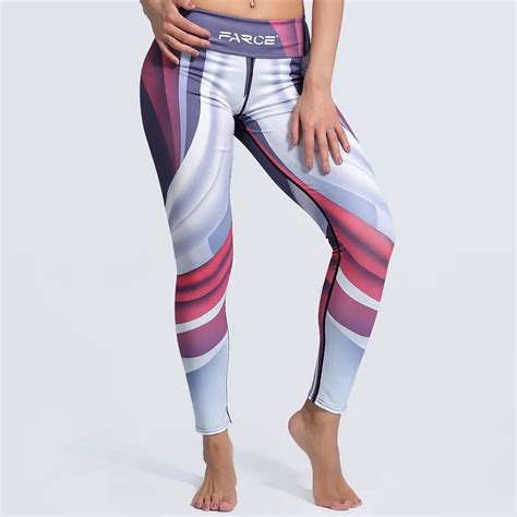 Jigerjoger High Rise Red Grey Stripes Womens Athlectic Leggings Sporty Outfits Womens Plus
