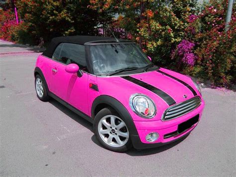 Pink Mini Cooper Mini Cooper Convertible Mini Cooper