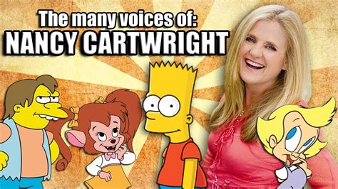 The Many Voices Of Nancy Cartwright Voice Actor Showcase Youtube