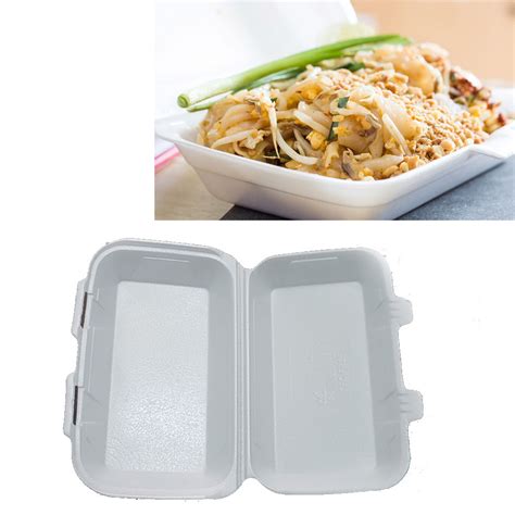 Better alternatives to polystyrene food containers. Small Medium Large Polystyrene Foam Food Containers Takeaway Box Hinged lid BBQ | eBay