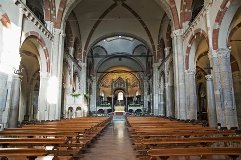 Why mr mori francesco chose sant' ambrogio. Main Nave Of The Basilica Of Sant Ambrogio Stock Photo ...