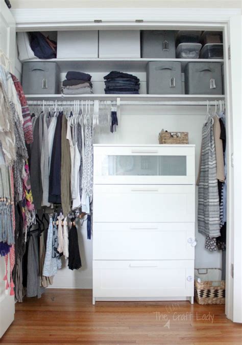 Big demands are often placed on tiny spaces. Small Closet Organizing 101 - The Crazy Craft Lady