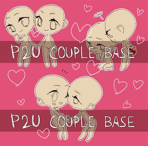 P2u Tiny Couple Base By Nextlvl Adopts On Deviantart Anime Poses