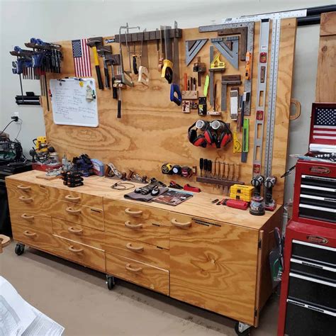 Workbench With Tool Storage